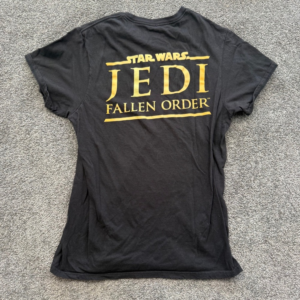 Star Wars Our Universe Jedi Fallen Order Black Graphic T-Shirt Medium